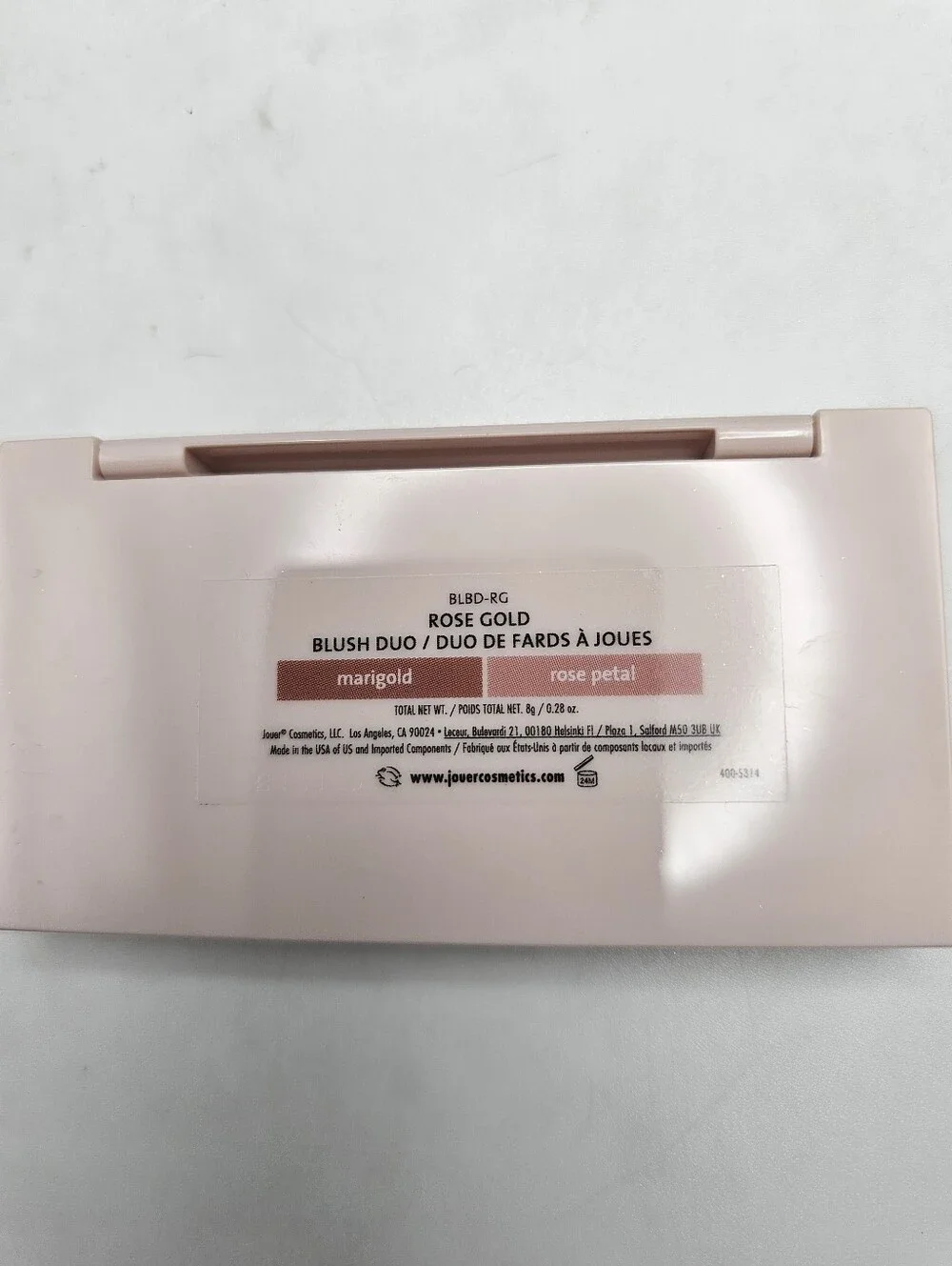 Jouer Blush Bouquet Duo Palette Rosegold